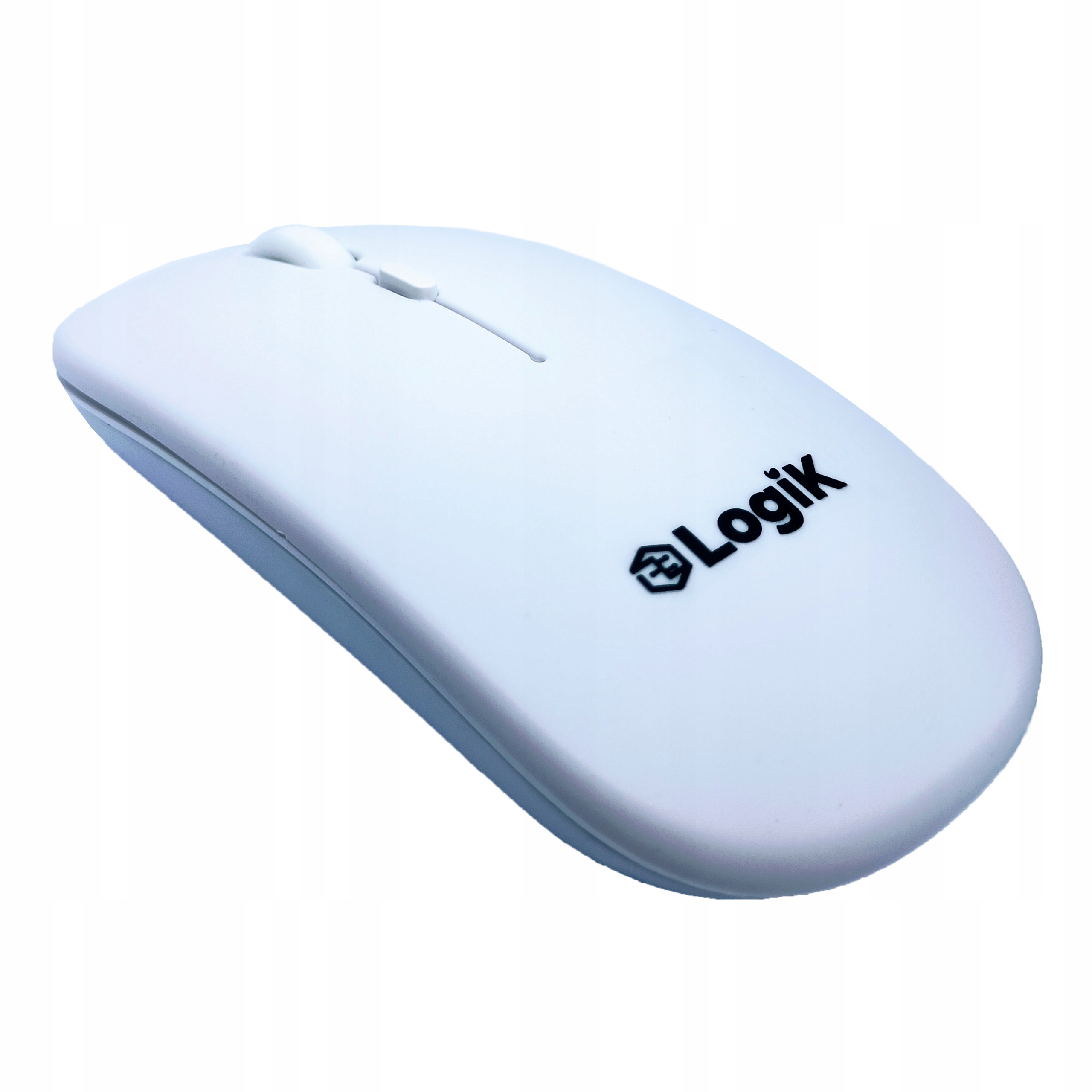 MYSZ BEZPRZEWODOWA CIENKA CICHA ERGONOMICZNA 1600 DPI AKUMULATOR BIAŁA|USB