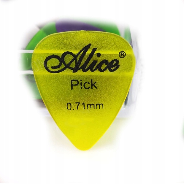 Kostka do gitary 6 SZT kostki piórko PRZEZROCZYSTE