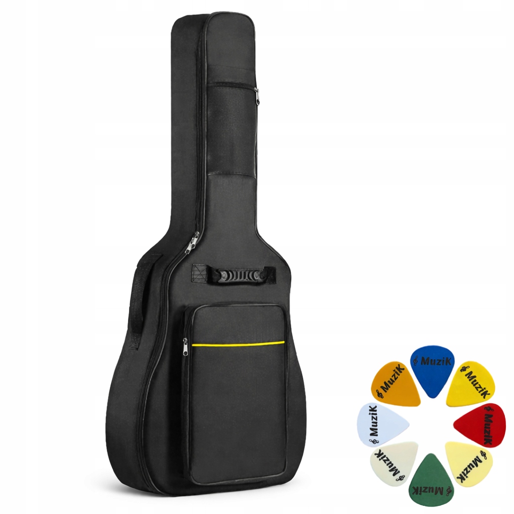 Pokrowiec na gitarę Akustyczną Klasyczną trwały materiał Muzik | Futerał