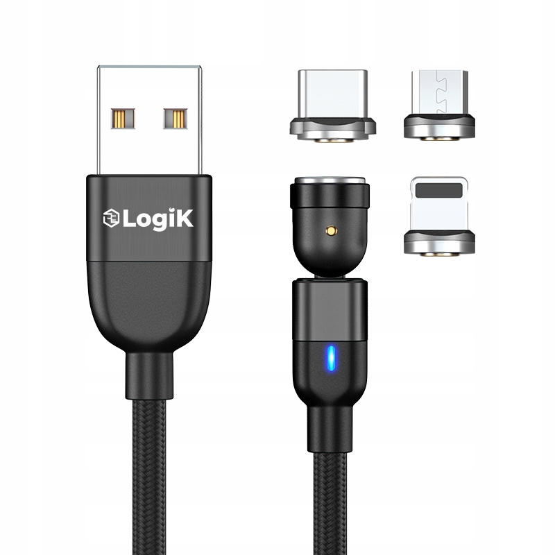 Kabel Magnetyczny 2m LogiK SZYBKI |3 TIPY|TRANSFER
